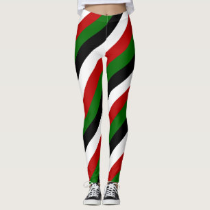 Legging Cores de Sinalizador Nacionais do Quénia, com dist