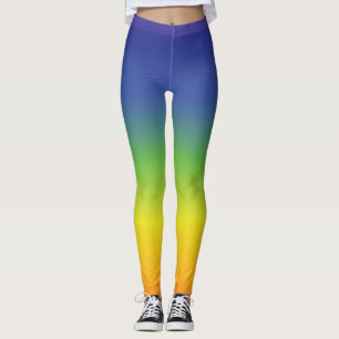 Legging Cores do Chakra Yoga Meditação Energia de Cura 