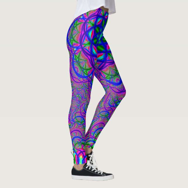 Legging Cores do Fractal (Direita)