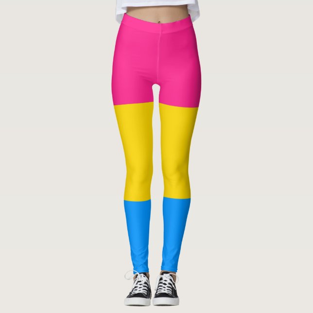Legging Cores do Orgulho Pansexual (Frente)