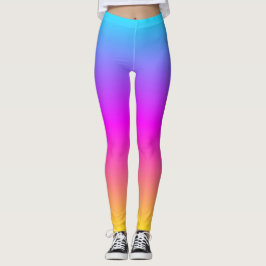 Legging Cores Flutuantes Coloridos Felizes Moda das Senhor