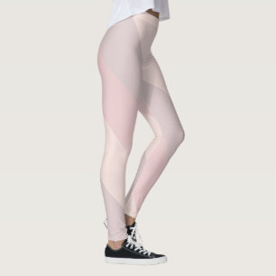 Legging Cores Pastel do modelo de creme roxo cor-de-rosa