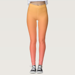 Legging Cores simples - Amarelo a Rosa Mistura