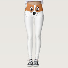Legging Corgi de sorriso