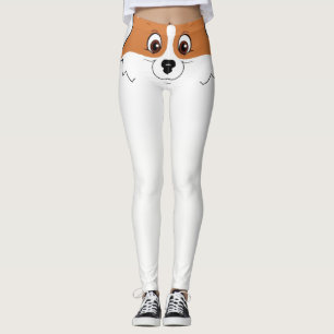 Legging Corgi de sorriso