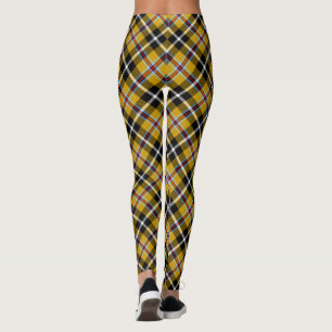 Legging Cornish National Tartan Yellow and Black Xadrez