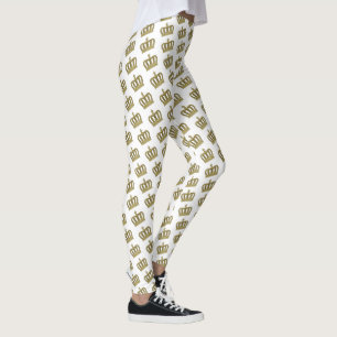 Legging Coroa Dourada - luxuosa real 2