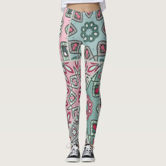Legging Corpo Árabe Indiano Quilt Vintage