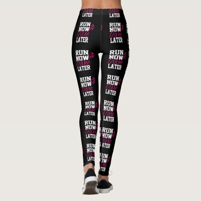 Legging Corra Agora Vinho Depois (Verso)
