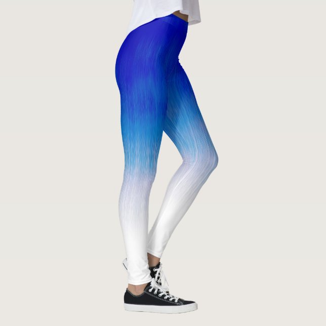 Legging Corrida Real Azul Chuva Azul (Direita)