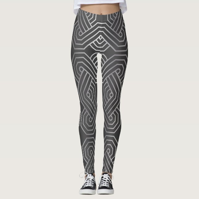 Legging Corte prateado (Frente)