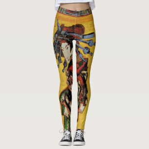Legging Cortesã Japonesa Oiran por Vincent van Gogh