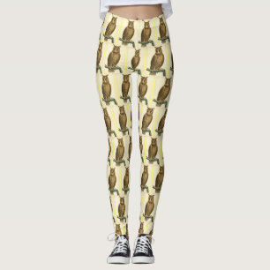 Legging Coruja com Coroa excelenteThunder_Cove