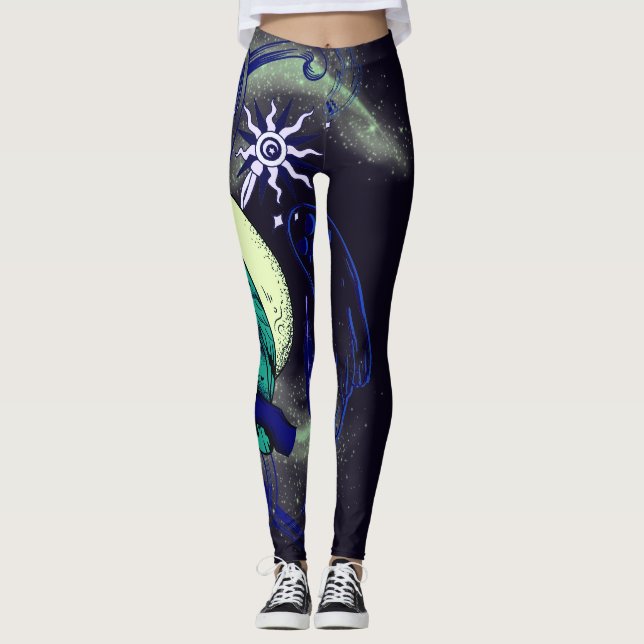 Legging Coruja e fantasma (Frente)