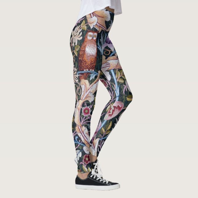 Legging Coruja e Flores, William Morris (Direita)