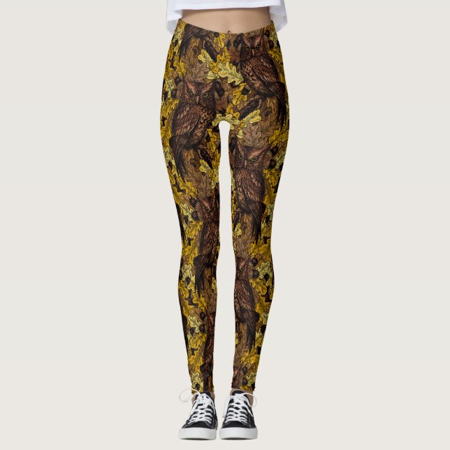 Legging Corujas de outono (Frente)