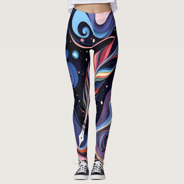 Legging Cosmic Quill Elegance (Frente)