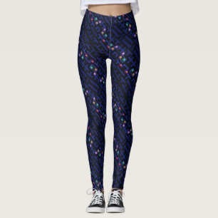 Legging Cósmica Ghost Girl Black Light Rave