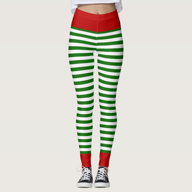 Legging Costume de Elf de Natal (Frente)