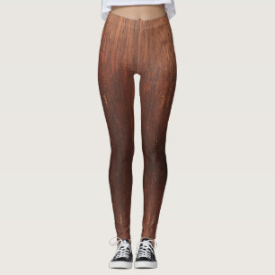 Legging Cotovelos de madeira castanho escuro