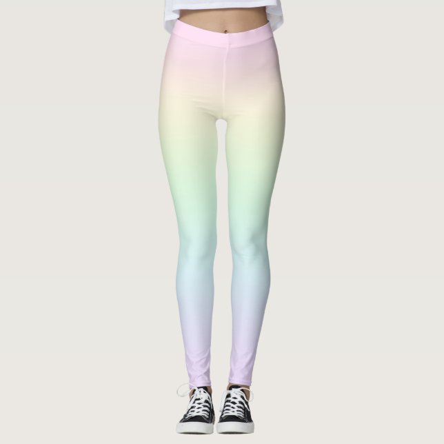Legging Cotovelos do cotovelo pastel (Frente)