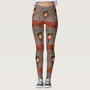 Legging Cottagecor Floral Francês Vintage Henri Rousseau
