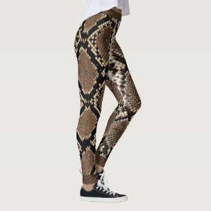 Legging Couro de Cobra Preto