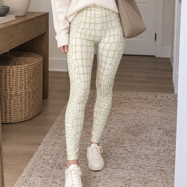 Legging Couro de Jacaré Verde Claro (Criador carregado)