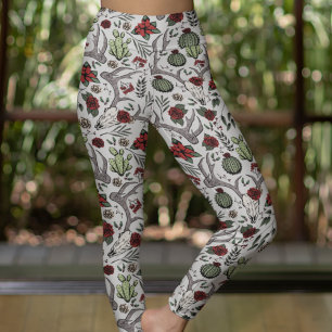 Legging Cowgirl dos Países Vermelhos e Vermelhos Cowgirl D
