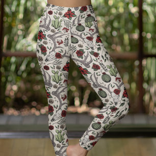Legging Cowgirl dos Países Vermelhos e Vermelhos Cowgirl D
