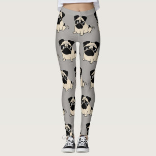 Legging Coxinhas De Pug Bonitas