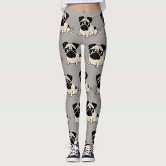 Legging Coxinhas De Pug Bonitas