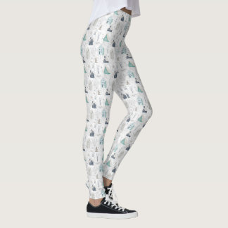 Legging Cozy Home Teal ID985