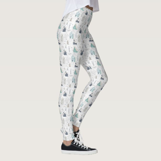 Legging Cozy Home Teal ID985 (Direita)