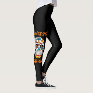 Legging Crânio de guerreiro/açúcar...RSD/CRPS