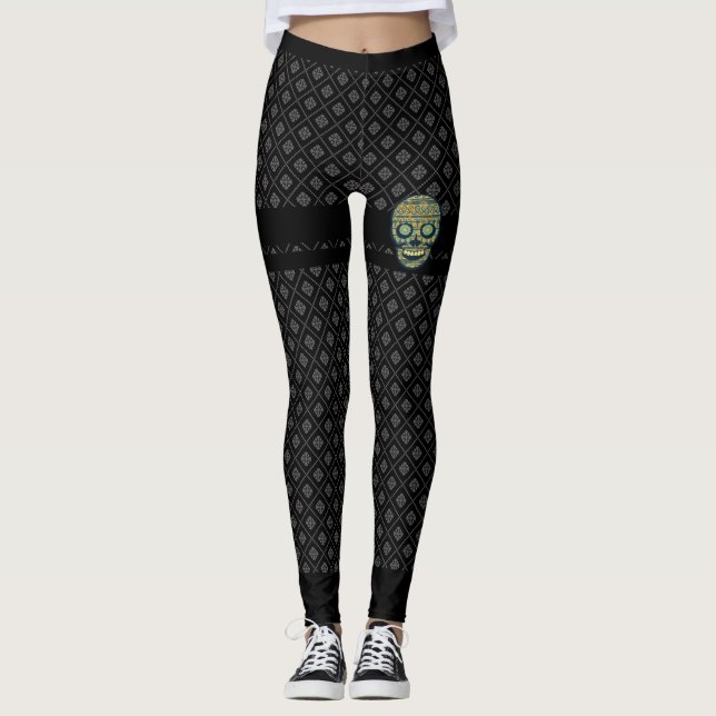 Legging Crânio minoico (Frente)