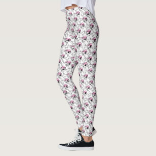 Legging Crânio Pirata com Crossbones/Leggins