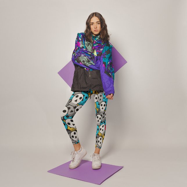 Legging crânios funcosos (Criador carregado)