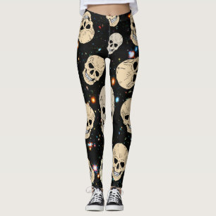 Legging Crânios no espaço