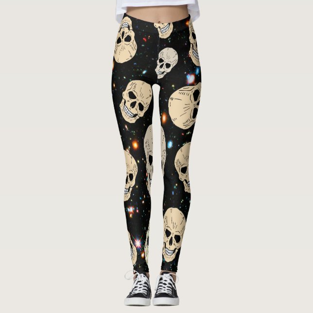 Legging Crânios no Espaço (Frente)