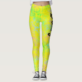 Legging Crayon Personalizado Divertido Colorido