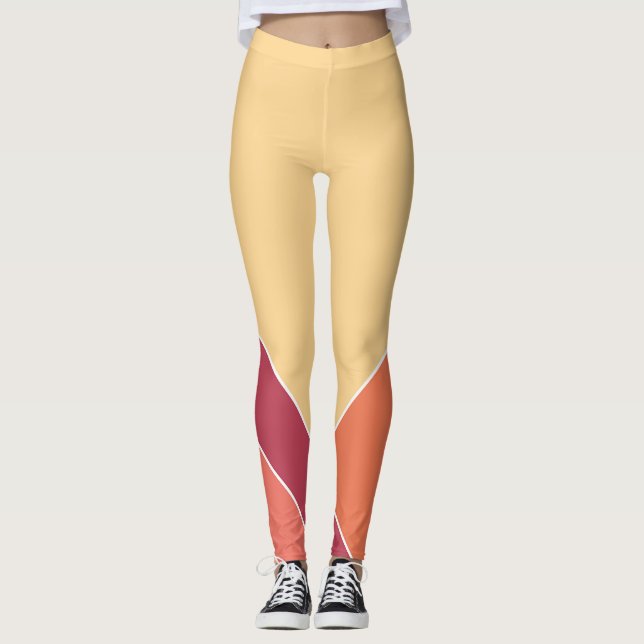 Legging Creamsiclo Amarelo Citrus Elegant Summer (Frente)