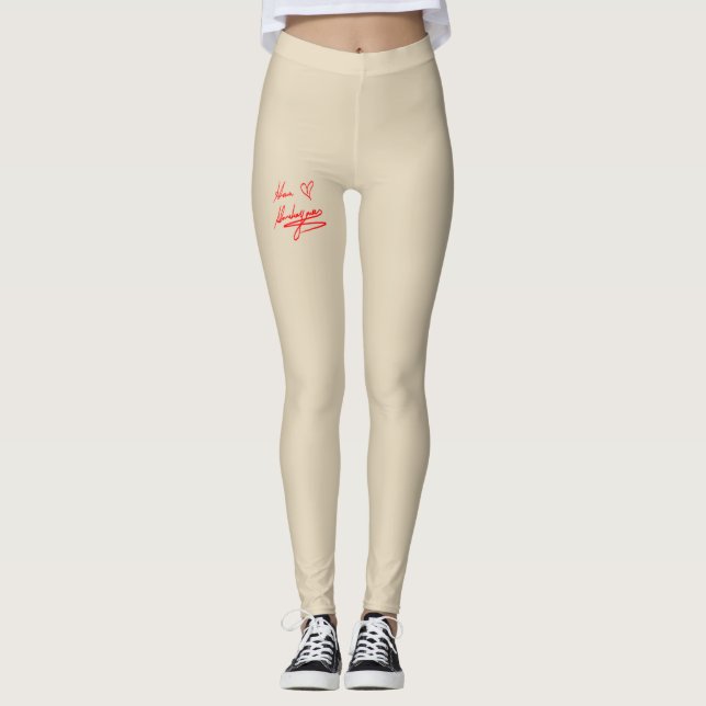Legging Creme de Signatured (Frente)