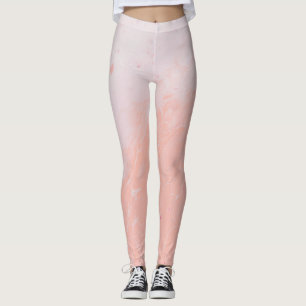 Legging creme rosa