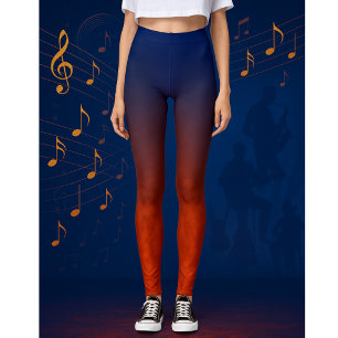 Legging Crepúsculo de Brasas à Meia-Noite