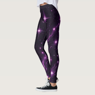 Legging Crepúsculo Roxo Cósmico