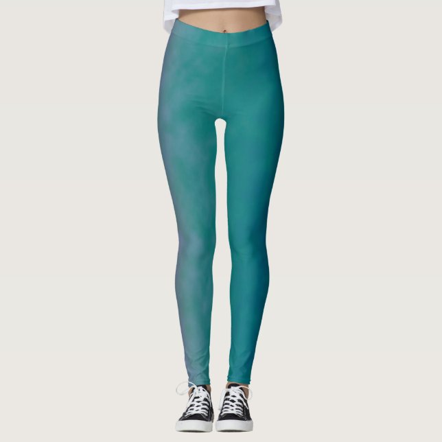 Legging Crepúsculo Sob as Ondas (Frente)