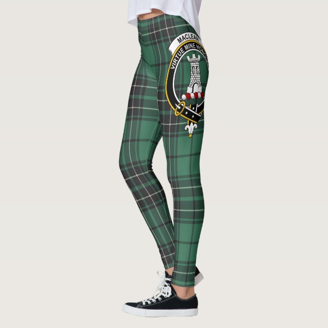 Legging Crespão Clan MacLean Scotstee para Mulheres (Esquerda)