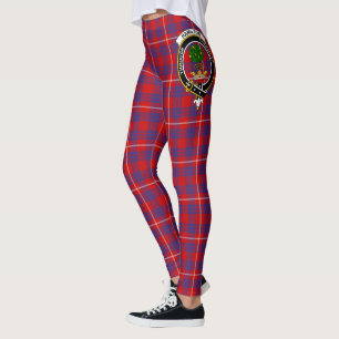 Legging Crest Tartan Moderno do Clã Hamilton Scotstee Mulh