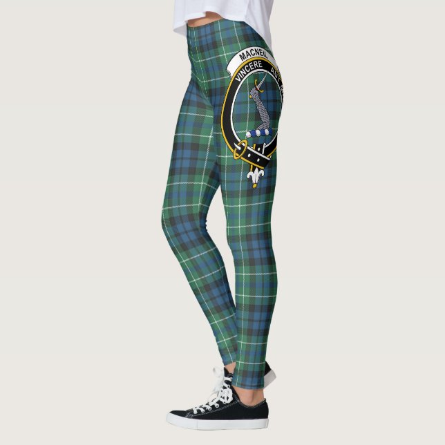 Legging Crestão do Tartan do Clã MacNeill de Colonsay da F (Esquerda)